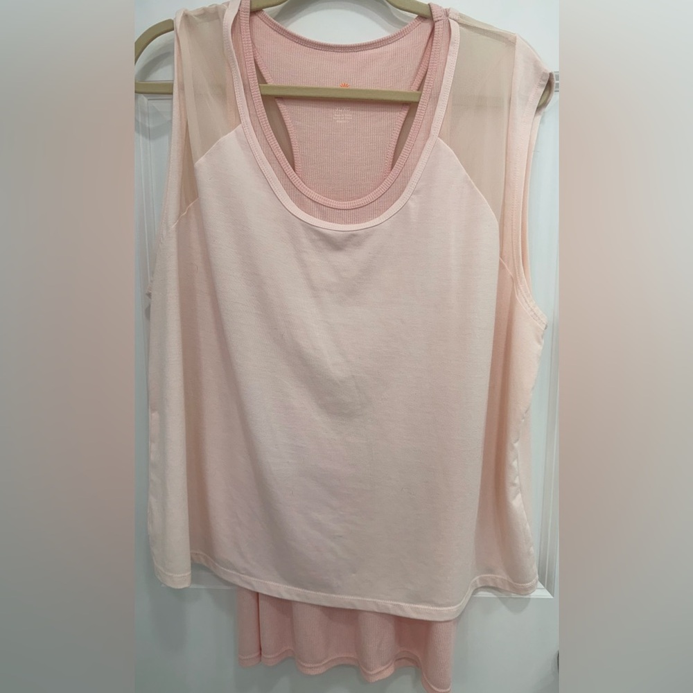 Light Pink Athleisure Tank